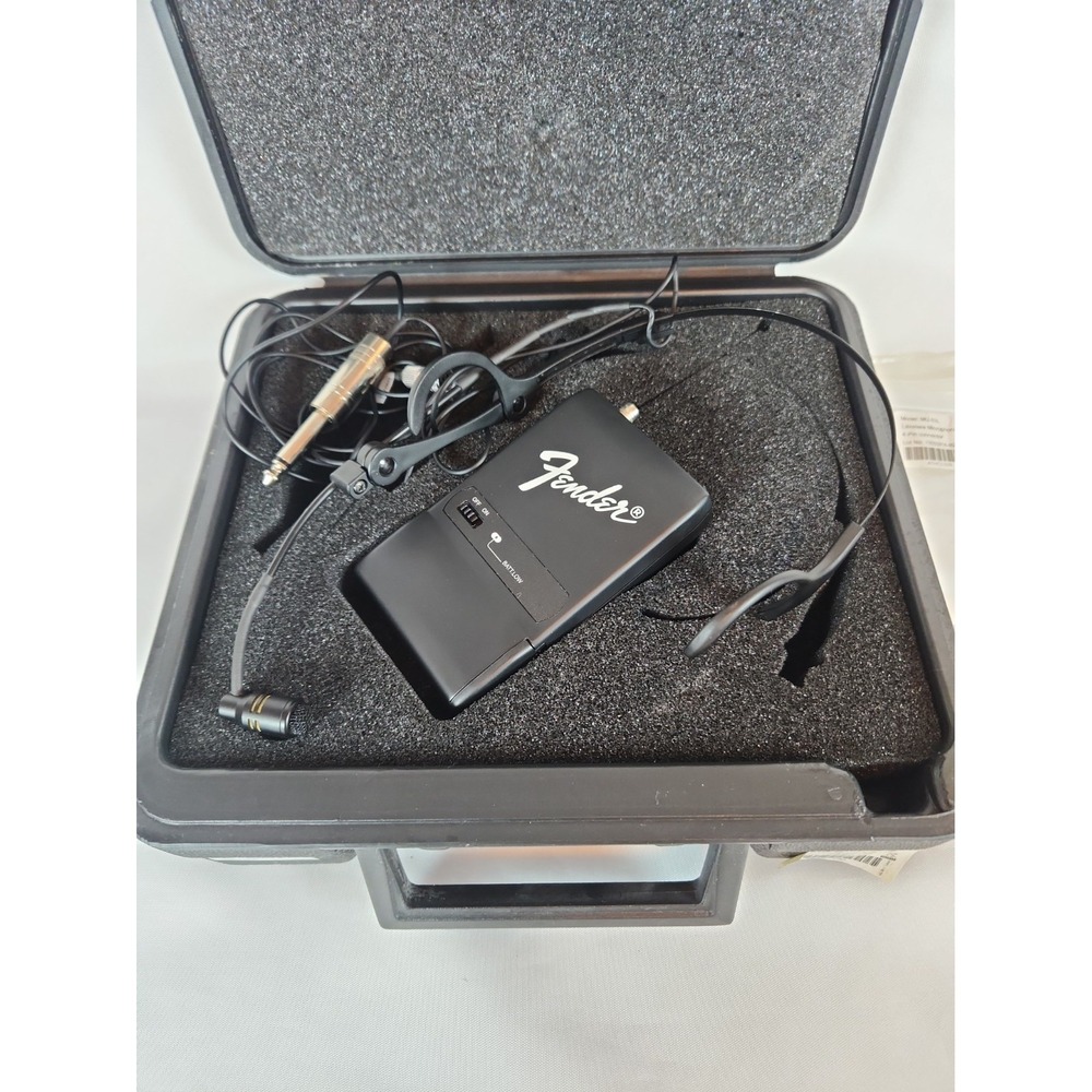 Fender WTX-1 Wireless Headset Microphone System Hardcase EUC